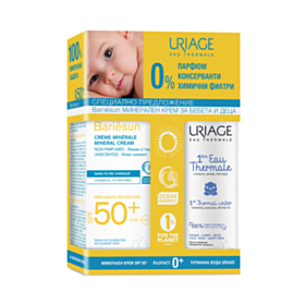 ЮРИАЖ БАРИЕСЪН КОМПЛЕКТ МИНЕРАЛЕН КРЕМ SPF50+ 100МЛ+ПОДАРЪК TЕРМАЛНА ВОДА ЗА БЕБЕТА И ДЕЦА 150МЛ B 