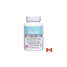 BioSil™ Hair, Skin & Nails/  Коса, кожа и нокти x 90 капсули Natural Factors 628826001539
