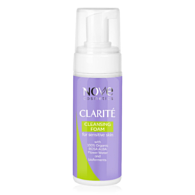NOVE COSMETICS КЛАРИТЕ ПОЧИСТВАЩА ПЯНА ЗА ЛИЦЕ ЗА ЧУВСТВИТЕЛНА КОЖА 150МЛ