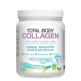 TOTAL BODY COLLAGEN ХИДРОЛИЗИРАН ГОВЕЖДИ ПРОТЕИН С ХИАЛУРОНОВА КИСЕЛИНА ГЛУТАМИН И БИОТИН ПРАХ 500 Х