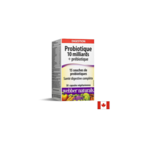 Пробиотик 10 млрд. активни пробиоцити, 15 пробиотични щама,  пребиотик, 50 капсули