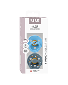 БИБС БИБЕРОНИ STUDIO COLOUR, BUMBELBEE/BREEZE КАУЧУК 0-6М X 2 11024101