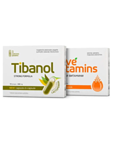 ВИТАСЛИМ ПРОМО КОМПЛЕКТ ЖИВИ ВИТАМИНИ КАПС. Х 30 + ТИБАНОЛ КАПС. Х 10