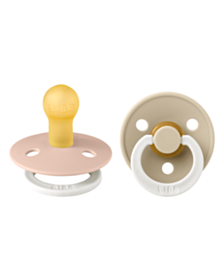 БИБС БИБЕРОНИ COLOUR, BLUSH GLOW/VANILLA GLOW КАУЧУК 0-6М X 2 110243
