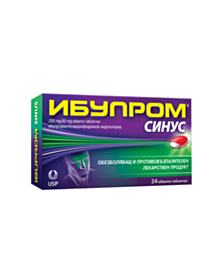 ИБУПРОМ СИНУС 200МГ/30МГ ТАБЛ. X 24
