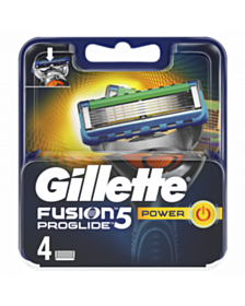 ЖИЛЕТ РЕЗЕРВНИ НОЖЧЕТА ЗА БРЪСНЕНЕ FUSION PROGLIDE POWER X 4бр