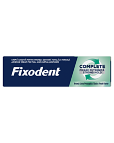 ФИКСОДЕНТ ФИКСИРАЩ КРЕМ ЗА ПЪЛНИ И ЧАСТИЧНИ ПРОТЕЗИ ФРЕШ 47ГР