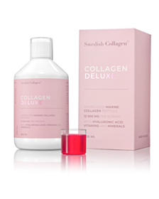 РИБЕН КОЛАГЕН DELUXE 12 500МГ + ХИАЛУРОНОВА КИСЕЛИНА 75МГ 500МЛ SWEDISH COLLAGEN