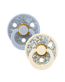 БИБС БИБЕРОНИ LIBERTY COLOUR ELOISE,DUSTY BLUE MIX КАУЧУК 0-6М X 2 11011101