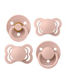 БИБС СЕТ 4 БИБЕРОНА BLUSH КАУЧУК И СИЛИКОН 0-6М 91341