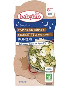 БЕЙБИ БИО МЕНЮ ЛЕКА НОЩ С ТИКВИЧКИ КАРТОФИ И ПАРМЕЗАН 2Х200ГР 8+