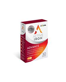АКТИВ АЙРЪН АДВАНС КАПС. 25МГ Х 30 BIOLEVEL
