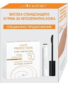 АВЕН СЛЪНЦЕ КОМПЛЕКТ МИНЕРАЛНА КРЕМ ПУДРА МЕДЕН ЦВЯТ SPF50 10ГР+ЧЕРНА СПИРАЛА 7г