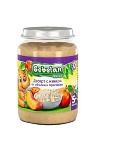 БЕБЕЛАН 2931 ПЮРЕ ЯБЪЛКИ И ПРАСКОВИ С ИЗВАРА 190ГР. 