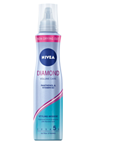 НИВЕА ПЯНА ЗА КОСА БЛЯСЪК И ОБЕМ DIAMOND VOLUME 150МЛ 82195 В