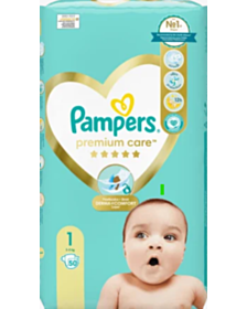 ПАМПЕРС ПРЕМИУМ КЕЪР ПЕЛЕНИ VP 1 /2-5 кг/ Х 50 БР