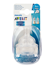 АВЕНТ БИБЕРОН КЛАСИК + ANTI-COLIC МЕДИУМ С 3 ДУПКИ 3М+ Х 2БР SCF633/27*