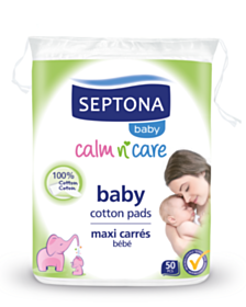 СЕПТОНА БЕБЕ ПОЧИСТВАЩИ ТАМПОНИ Х 50