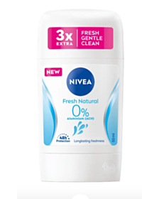 НИВЕА ДЕЗОДОРАНТ СТИК ДАМСКИ FRESH NATURAL 50МЛ 84159 А