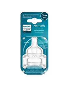 АВЕНТ БИБЕРОН ANTI-COLIC MEDIUM С 3 ДУПКИ 3М+ Х 2БР SCY763/02