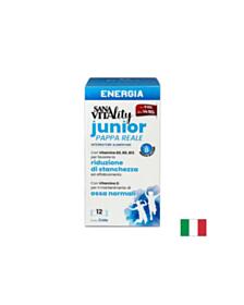 Жизненост и енергия (формула за деца) SanaVitality, 12 сашета с течност х 10 ml, с вкус на кока-кола 8052049552554