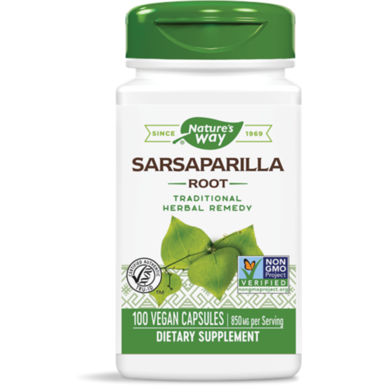 Nature’s Way - Sarsaparilla Root/ Сарсапарила (корен) 425 mg x 100 капсули
