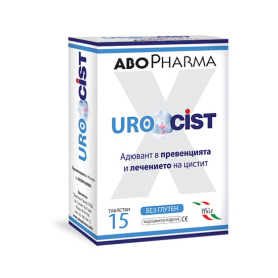 АБОФАРМА УРОЦИСТ ТАБЛ. X 15 - хранителна добавка при цистит 