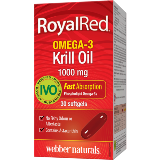 Webber Omega-3 Krill Oil / ОМЕГА-3 КРИЛ МАСЛО КАПС. 1000МГ Х 30