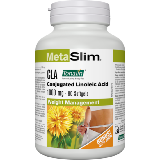 Webber METASLIM® TONALIN CLA / КЛА ТОНАЛИН КАПС. 1000МГ Х 80