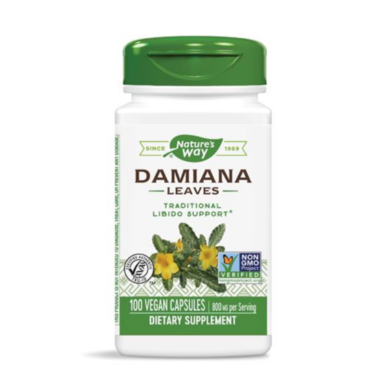 Nature’s Way - Damiana Leaves/ Дамиана (лист) 400 mg х 100 капсули