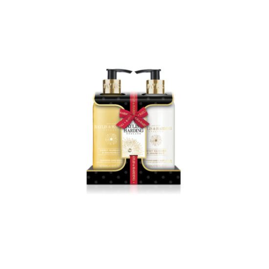 БЕЙЛИС И ХАРДИНГ КОМПЛЕКТ СЛАДКА МАНДАРИНА И ГРЕЙПФРУТ ТЕЧЕН САПУН 300МЛ И ЛОСИОН ЗА РЪЦЕ 300МЛ