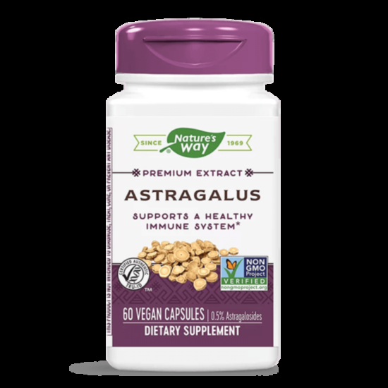 Astragalus/ Астрагал 500 mg x 60 капсули - Nature’s Way