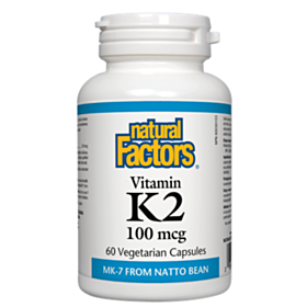 Natural Factors Vitamin K2/ Витамин К2 (MK-7) 100 mcg  капс. x 60