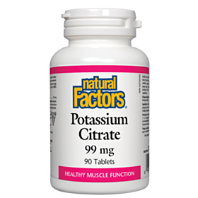 Natural Factors Potassium Citrate/ Калий (цитрат) 99 mg х 90 таблетки