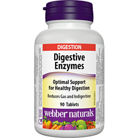 Webber DIGESTIVE ENZYMES  / ХРАНОСМИЛАТЕЛНИ ЕНЗИМИ ТАБЛ. 182МГ Х 90