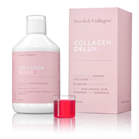 РИБЕН КОЛАГЕН DELUXE 12 500МГ + ХИАЛУРОНОВА КИСЕЛИНА 75МГ 500МЛ SWEDISH COLLAGEN