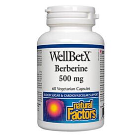 NATURAL FACTORS WellBetX® Berberine / БЕРБЕРИН КАПС. Х 60