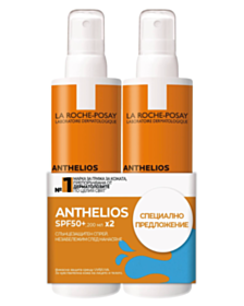 ЛРП КОМПЛЕКТ АНТЕЛИОС SPF50+ СПРЕЙ ЗА ТЯЛО 200МЛ Х2БР 677543 ПРОМО ПАКЕТ