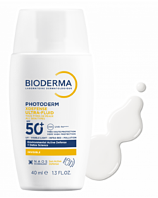 БИОДЕРМА ФОТОДЕРМ XDEFENSE УЛТРА ФЛУИД SPF 50+ БЕЗЦВЕТЕН 40МЛ