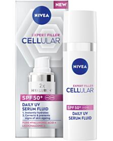 НИВЕА ЦЕЛУЛАР ЕКСПЕР ФИЛЪР ДНЕВЕН UV СЕРУМ ФЛУИД SPF50+ 30МЛ 94466 В