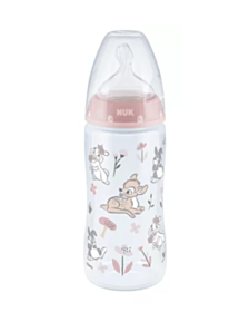НУК РР ШИШЕ TEMPERATURE CONTROL 300МЛ+БИБЕРОН СИЛИКОН BAMBI 6-18М 10741486