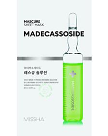 МИША ТЕКСТИЛНА МАСКА MADECASSOSIDE С УСПОКОЯВАЩ ЕФЕКТ ЗА ЧУВСТВИТЕЛНА, РАЗДРАЗНЕНА И СУХА КОЖА 28МЛ.