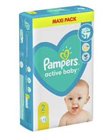 ПАМПЕРС АКТИВ БЕЙБИ ПЕЛЕНИ МИНИ VPP 2 /3-6/ Х 72 БР
