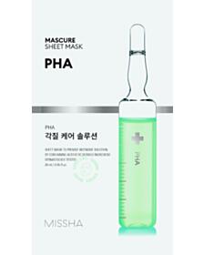 МИША ТЕКСТИЛНА  МАСКА С PHA ( ПОЛИХИДРОКСИ КИСЕЛИНИ ) 28МЛ.