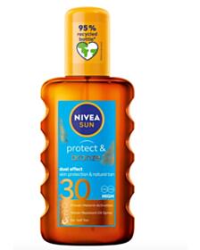 НИВЕА СЪН SPF30 СПРЕЙ ОЛИО ПРОТЕКТ И БРОНЗ 200 МЛ 86038