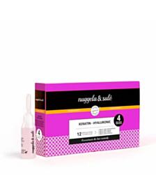 NUGGELA&SULE KERATIN-HYALURONIC ВЪЗСТАНОВЯВАЩИ АМПУЛИ С КЕРАТИН ЗА УВРЕДЕНА КОСА 4X10МЛ