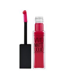 МЕЙБЪЛИН ТЕЧНО ЧЕРВИЛО С МАТОВ ЕФЕКТ COLOR SENSATIONAL VIVID MATTE 35 Rebel Red