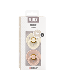 БИБС БИБЕРОНИ COLOUR, АНАТОМИЧНИ IVORY/BLUSH 6-18М КАУЧУК X 2 2211417 