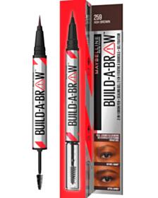 МЕЙБЪЛИН BUILD-A-BROW 2В1 МОЛИВ ЗА ВЕЖДИ И ФИКСИРАЩ ГЕЛ 259