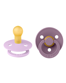 БИБС БИБЕРОНИ COLOUR, VIOLET SKY/MAUVE КАУЧУК 0-6М X 2 110430